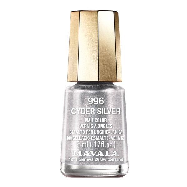 Mavala Nail Polish 5ml - 996 Cyber Silver