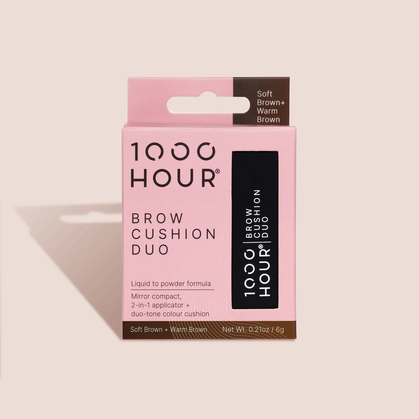 1000 Hour Brow Cushion Duo Soft Brown + Warm Brown