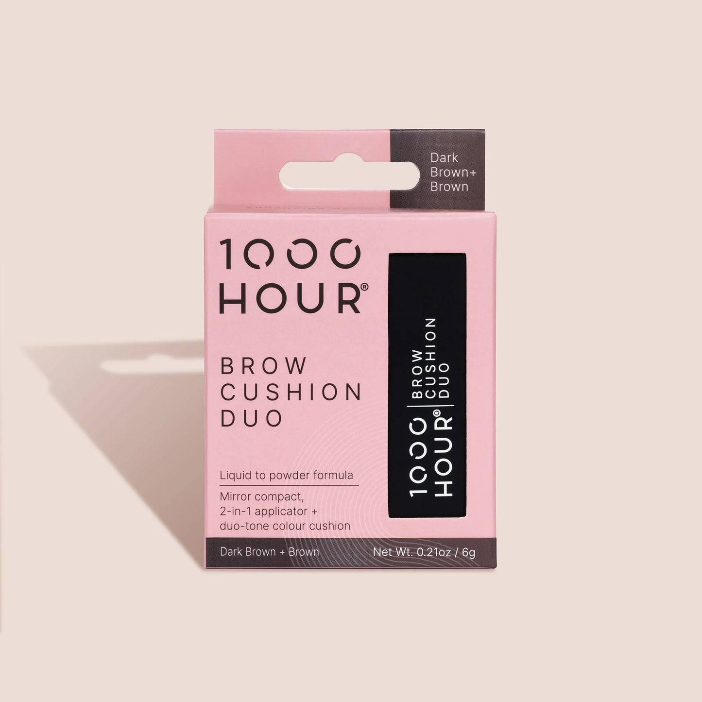 1000 Hour Brow Cushion Duo Dark Brown + Brown