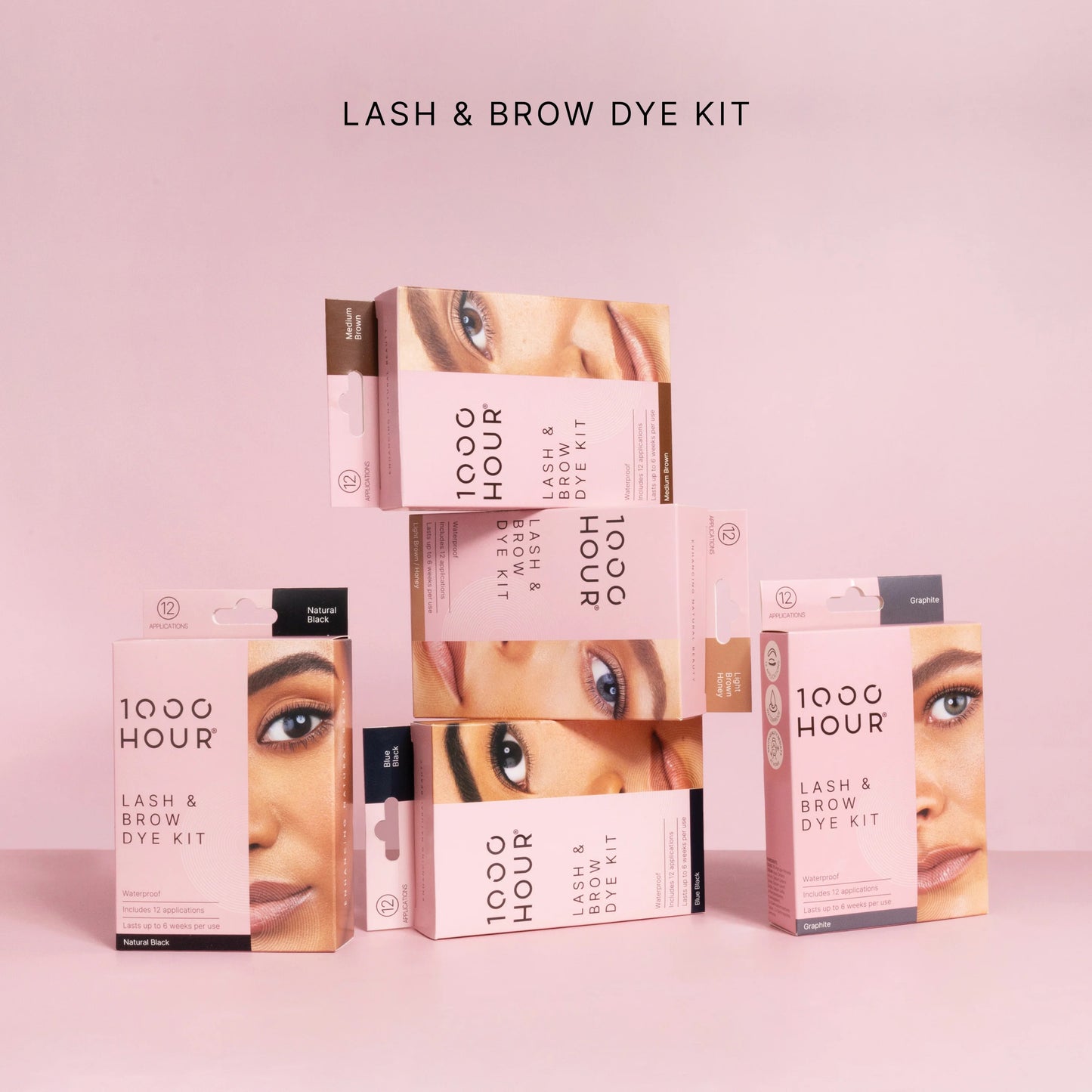 1000 Hour Lash & Brow Dye Kit Graphite