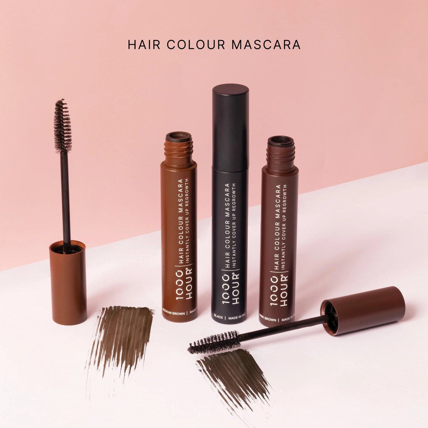 1000 Hour Hair Colour Mascara Medium Brown