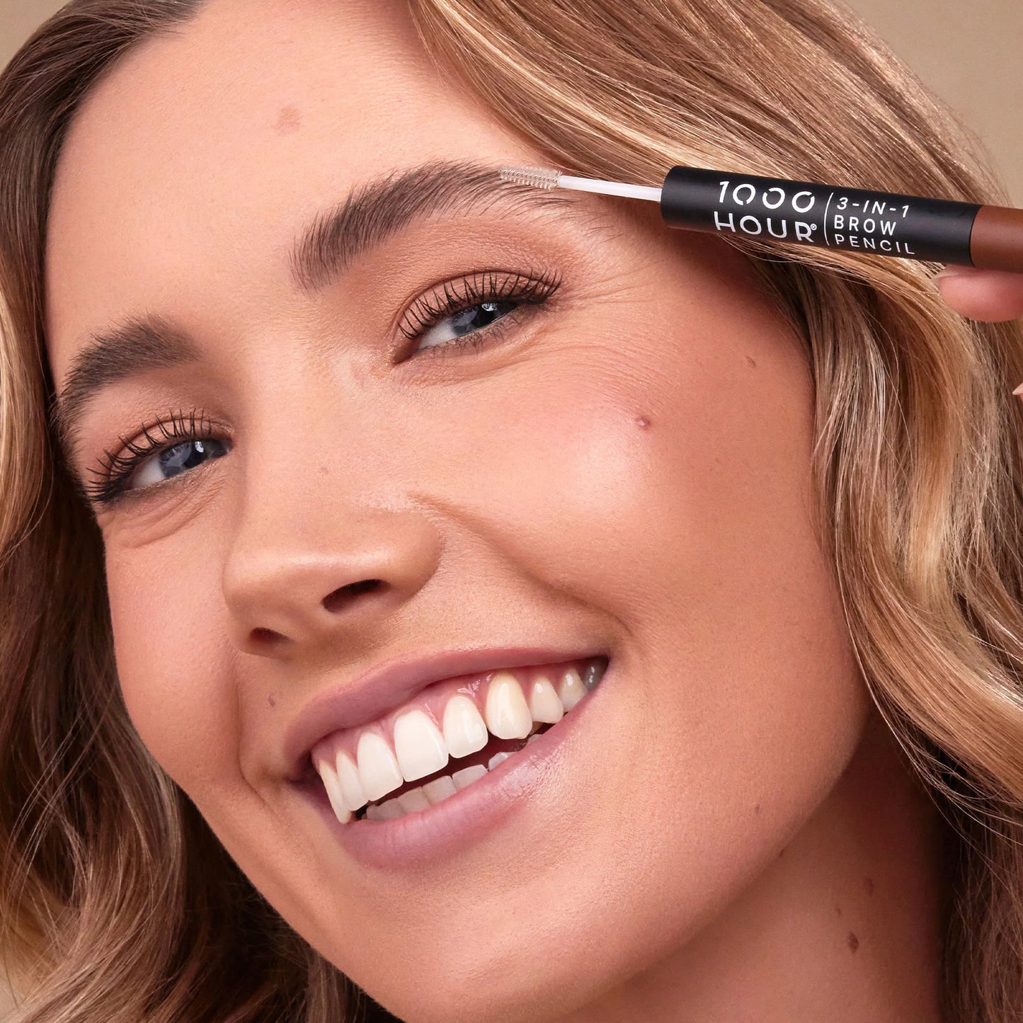 1000 Hour 3-In-1 Brow Pencil Medium Brown