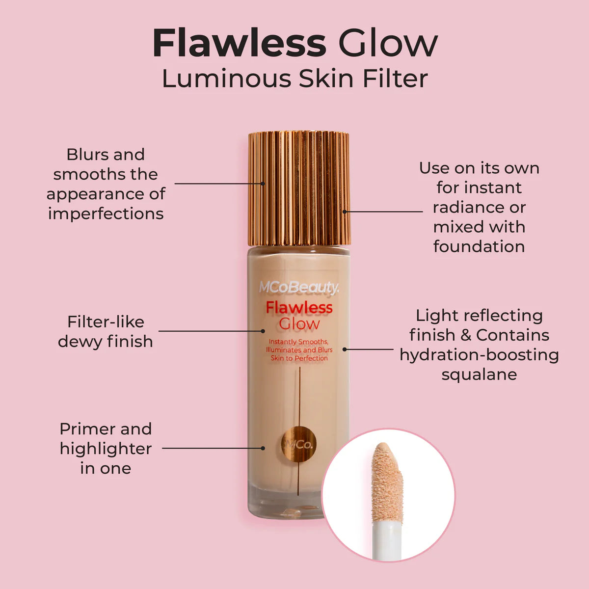 McoBeauty Flawless Glow Luminous Skin Filter - 4 Medium