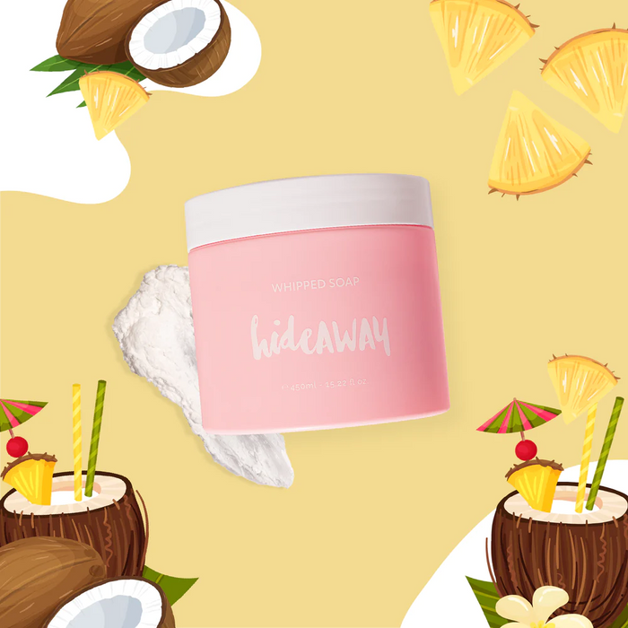 Hideaway Whipped Soap Pineapple Coconut