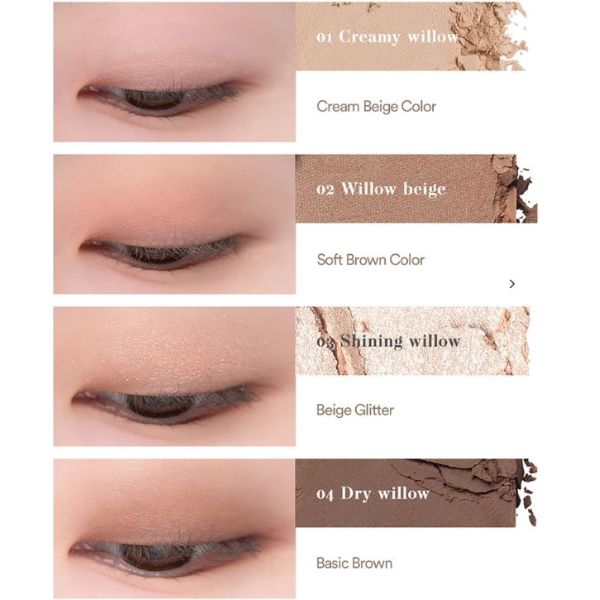 Rom&nd Eyeshadow Palette Dry Willow Flower N01