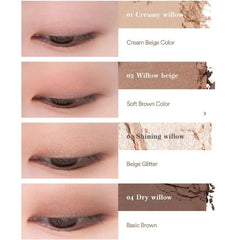 Rom&nd Eyeshadow Palette Dry Willow Flower N01