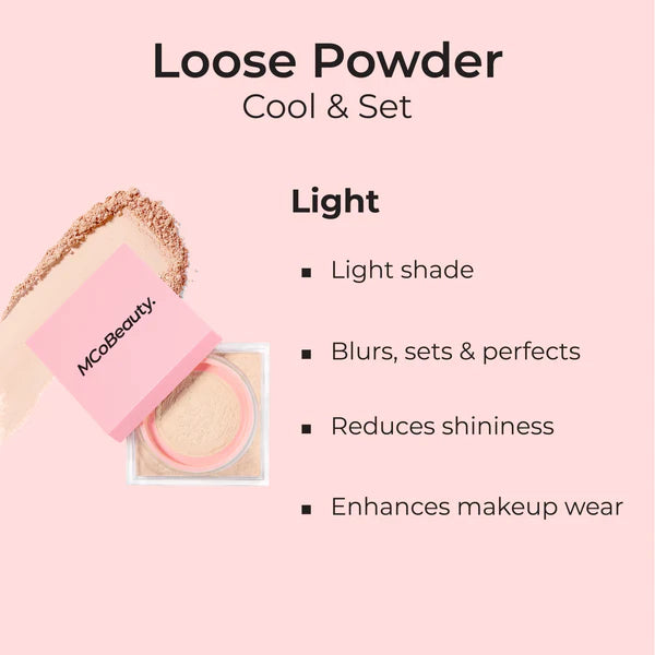 McoBeauty Loose Powder Cool & Set Light