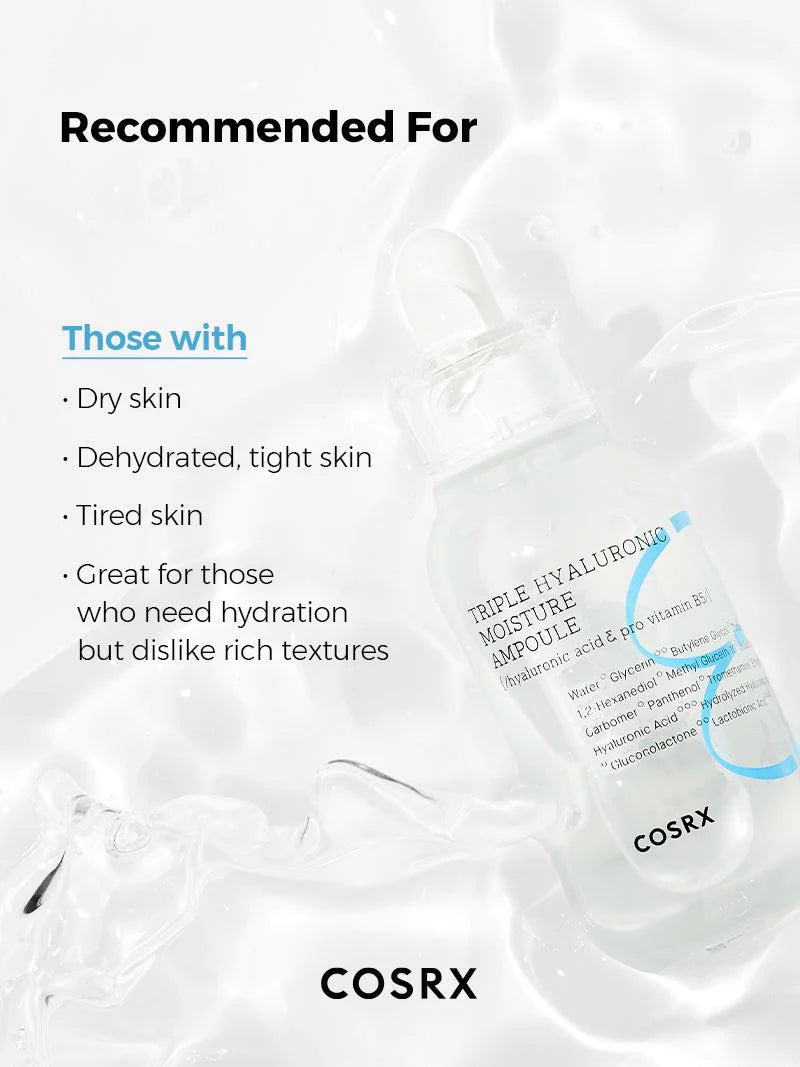 COSRX Hydrium Triple Hyaluronic Moisture Ampoule Serum
