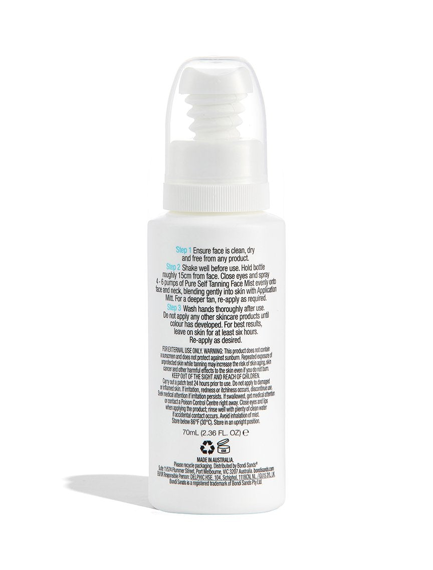 Bondi Sands Pure Self Tanning Face Mist