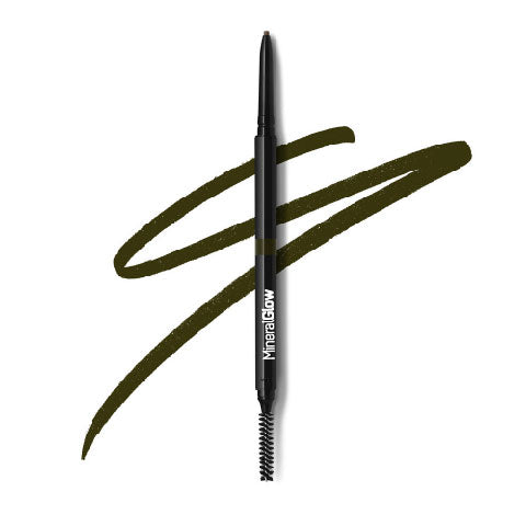 Mineral Glow Precision Brow Pencil Deep Brunette