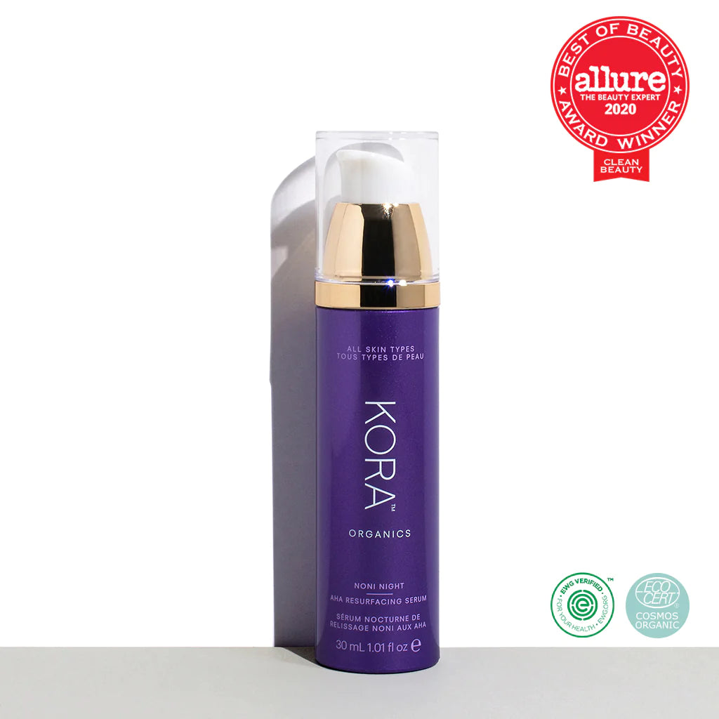 Kora Organics Noni Night AHA Serum